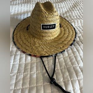 HURLEY Bayside Lifeguard Straw Sun Hat